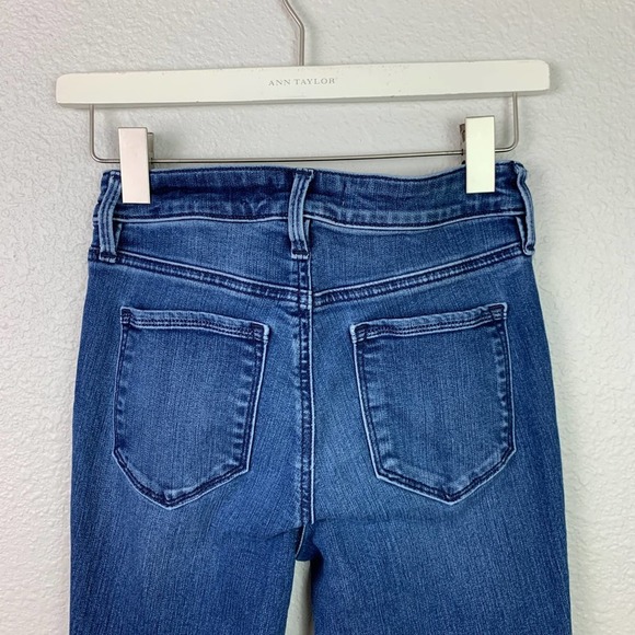 Athleta Sz 2 Skinny Jeans Sculptek Ultra Skinny True Blue Denim Stretch - Picture 7 of 11